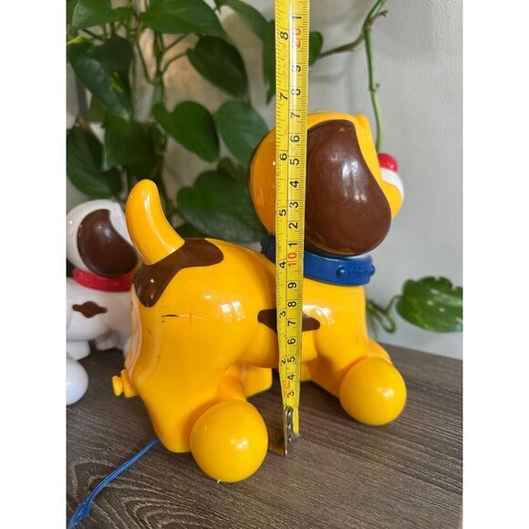 Vintage Plastic Pull Toy Dogs – Set of 2 - Picture 11 of 12